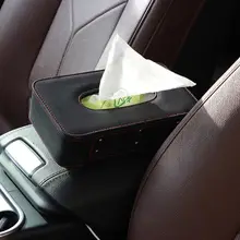 Автомобильный тканевый ящик козырек Тип pu кожаный Автомобильный держатель для салфеток держатель для Renault Lada Opel Dacia Polo Ford focus Bmw Alfa Skoda
