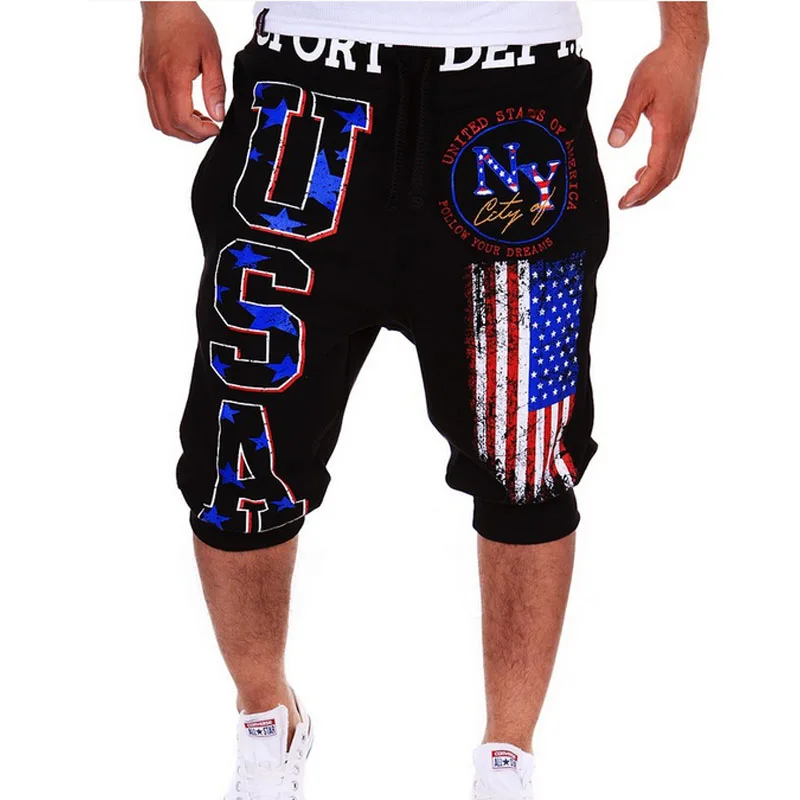 

Quick sell through eaby blasting shorts American flag digital print shorts