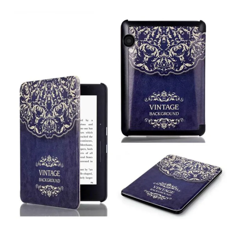 

Stand Folio Flip Leather Case Cover for Amazon Kindle Voyage 6.0 Inch Tablet A30