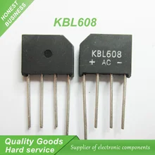 10PCS free shipping KBL608 bridge rectifier 6A 800V 100% new original quality assurance