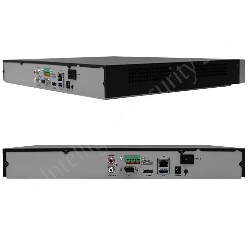 Hikvision английская версия DS 7616NI K2 16CH NVR 2 SATA H265 4 К сети видео Регистраторы без POE Порты