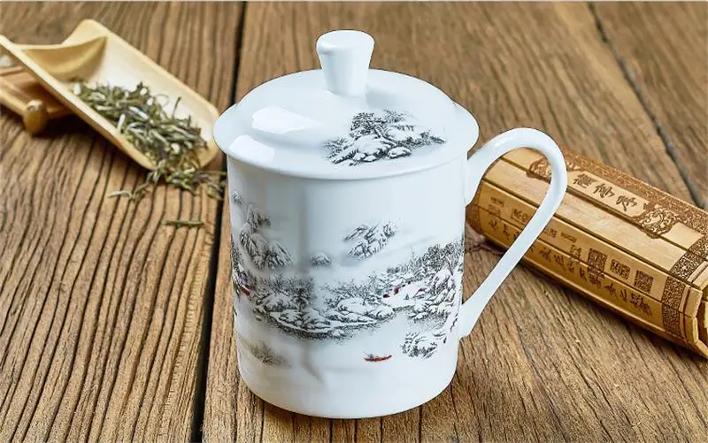 Кофейные кружки в стиле tazas креативные кофейные с китайским рисунком чашка для