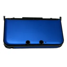 Синий анти-шок жесткий Алюминий крышка металлическая коробка случае В виде ракушки для Nintendo 3DS XL/3DS LL