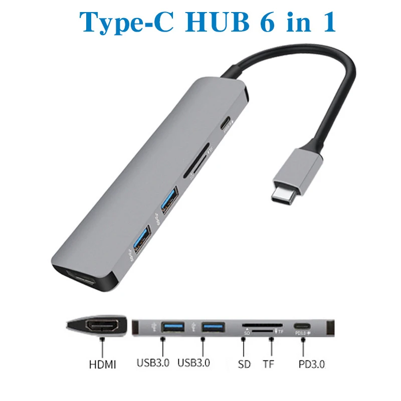 Cena USB C HUB type c do 3.0 HUB hdmi vga Thunderbolt 3 adapter do macbooka Samsung Galaxy S9 S8 Huawei P20 pro typ C USB HUB