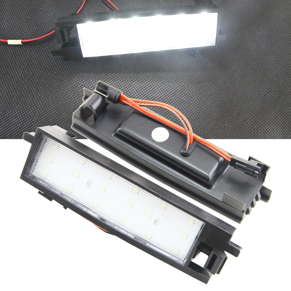 1 Pair 18 High power SMD LEDs LED License plate bulbs + REGISTRATION