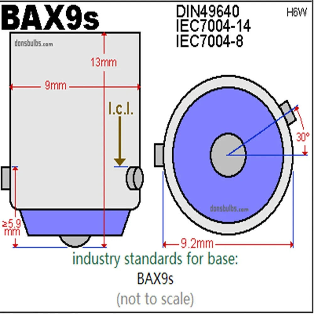 BAX9S T11 H6W BA9S T4W W6W 10SMD 7020LED автомобильные интерьерные лампы для чтения купольная