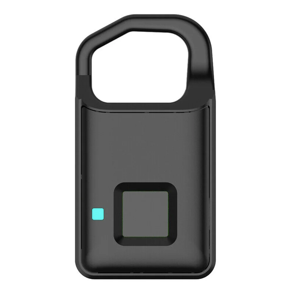 

Security Smart Lock Rechargeable LED Fingerprint Biometrics Sensor Keyless Locker Door Luggage Padlock Durable