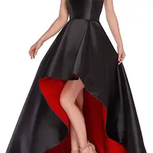 Вечерние платья в пол с высоким воротом, вечерние платья для выпускного вечера, Платья для особых случаев с коротким передом и длинной спинкой, vestido de festa