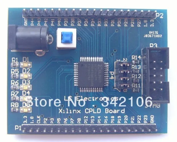 Xilinx CoolRunner-II XC2C32A CPLD макетная плата для обучения