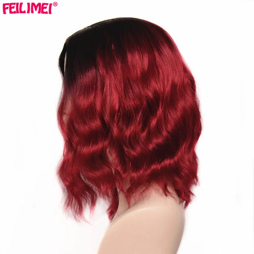 ombre wine red hair