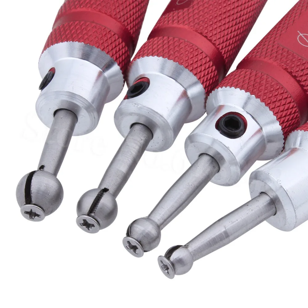 4Pcs Ball Head Reamer 4.0/4.7/5.7/6.7mm Driver Repair Tools Kit For RC