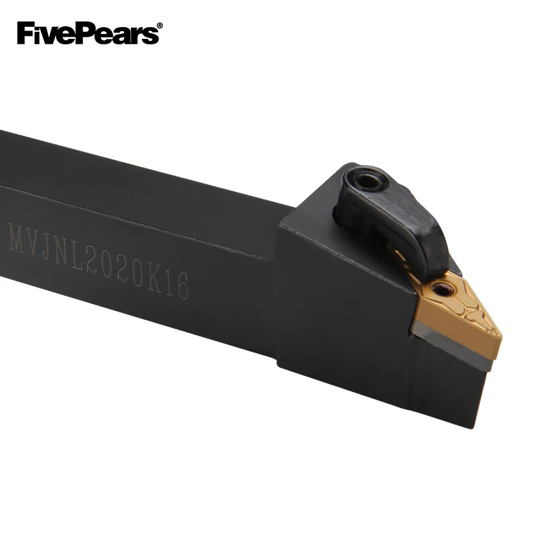 

FivePears MVJNR1616K16/2020K16/2525M16 Toolholder External Turning Tool Holder CNC Lathe Arbor