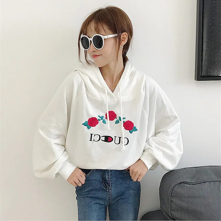 Ulzzang Harajuku женские толстовки с капюшоном и длинными рукавами пуловеры уличная