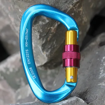 

heavy duty Strong Aluminum carabiner Durable Wiregate Carabiner Clips Hook for Home, Camping Traveling, Hiking