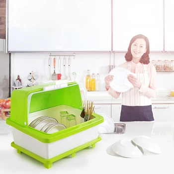 

Kitchen Tableware Storage Rack Domestic Portable Kitchen Tableware Draining Storage Rack Space Freezer Household Storage Rack
