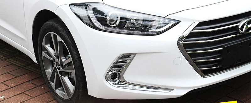 Передняя противотуманная фара для hyundai Elantra 2016 2017 2018 защитная крышка Накладка