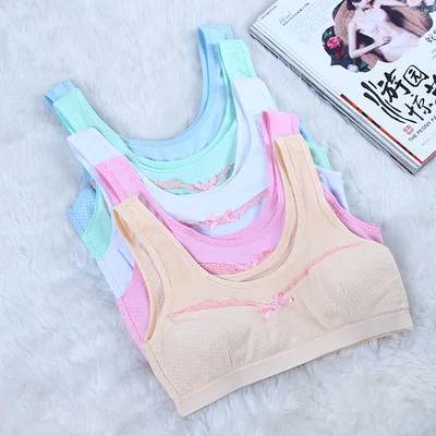 Young Girl Bra Student Underwear Small Training Bra Breathable Net Bra children training bras kids for teens girls