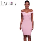 Save 5.15 on 2017 Summer New Fashion Sexy Style Backless Dresses For Women Off The Shoulder Mini Dress LC220040 vestido de festa curto