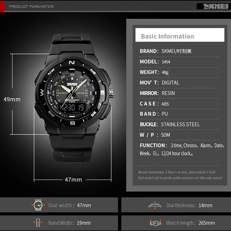 Tanie Zegarki mężczyźni odporny na wstrząsy męskie sport led zegarek wojskowy cyfrowy kwarcowy zegarki na rękę mężczyzna zegar reloj hombre 2018 SKMEI