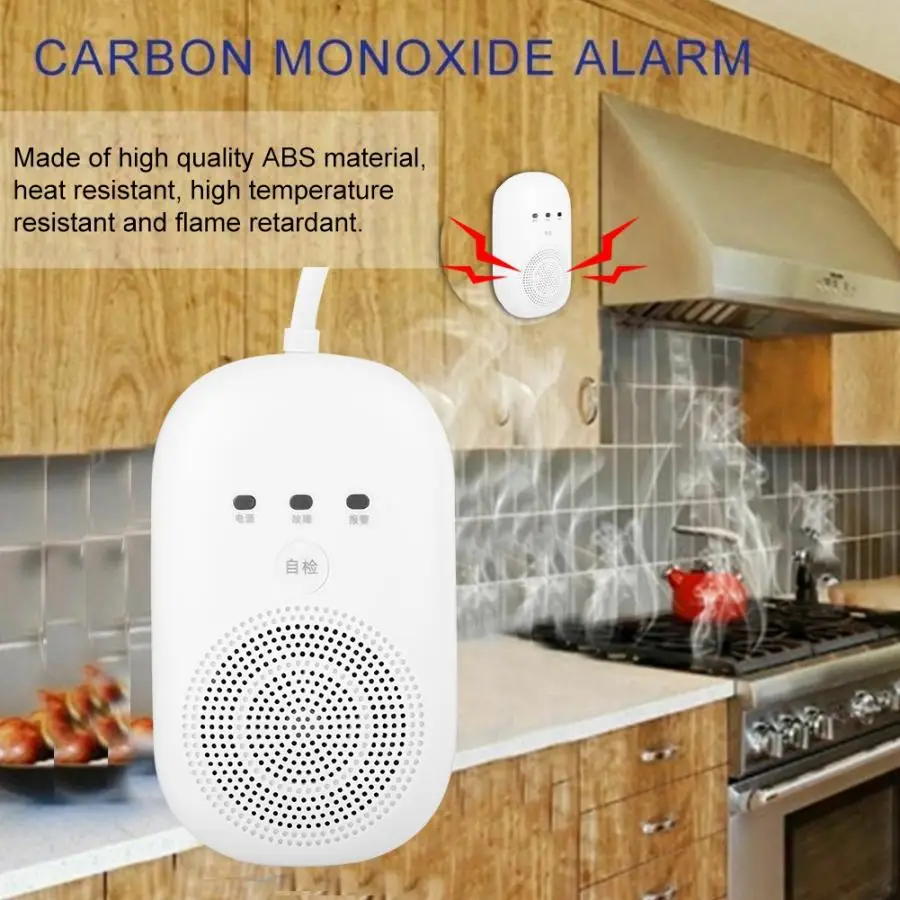 

Household Wireless Gas Leakage Detector Alarm Gas Sensor Warning for Safety