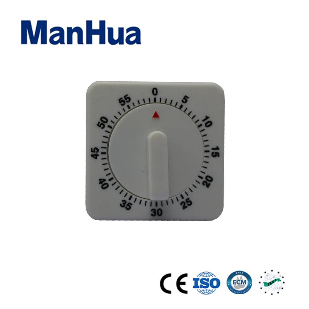 ManHua 60 минут механический кухонный таймер T-203 механизм обратного отсчета таймер переключатель для бытовой