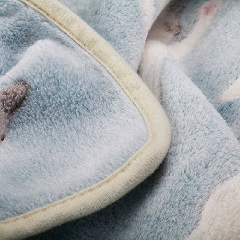 Одеяло 100*75 см, Коралловое Фланелевое флисовое детское одеяло, детское одеяло для пеленания, конверт для новорожденных