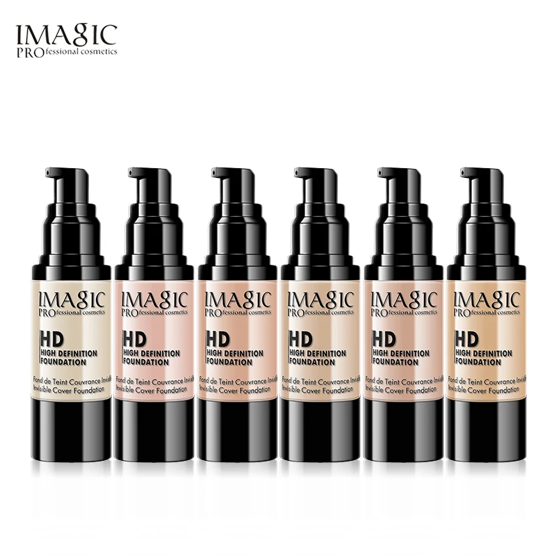 

IMAGIC Brand Face Foundation Makeup Base Liquid Foundation Cream Concealer Whitening Moisturizer highlight Foundation cosmetics