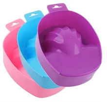 Nail Bubble Hand Bowl Spa Manicure Soak Soaker Bowl Polish Remover Bowl Nail Art Tools Equipment
