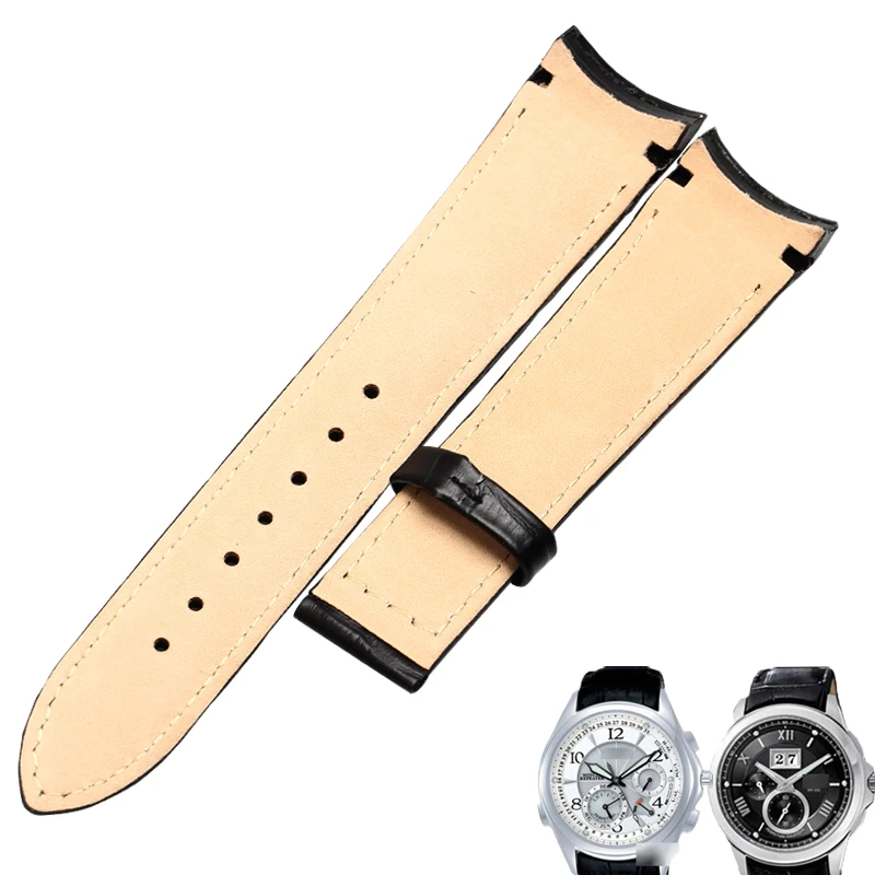 Ремешок WENTULA Citizen для часов BL9002 BL9007 BL9000 из телячьей кожи ремешок натуральной