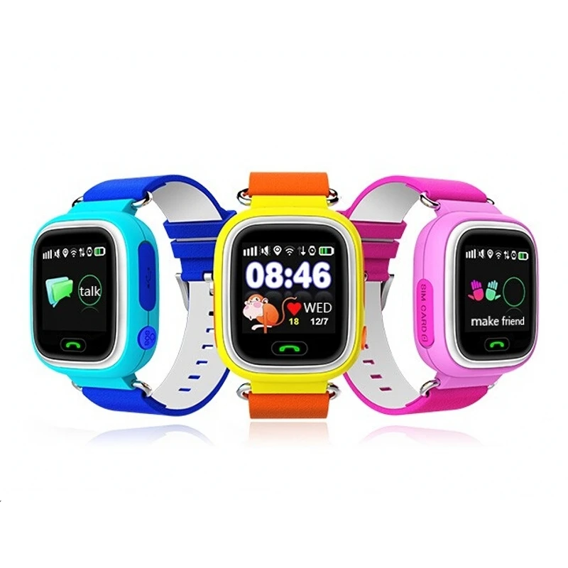 GPS Q90 Touch Screen WIFI Positioning Smart Watch Children SOS Call Location Finder Device Tracker Kid