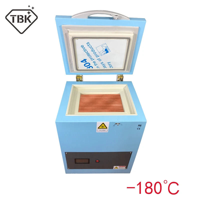 180 градусов TBK профессиональная масса-180C ЖК сенсорный экран замораживание отделяющая машина ЖК-панели замороженный сепаратор машина для края