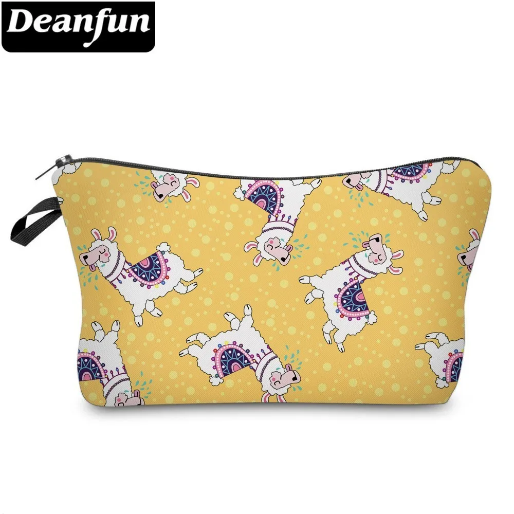 

Deanfun Llama Cosmetic Bag Waterproof Printing Hanging Toiletry Bag Customize Style for Travel 51497