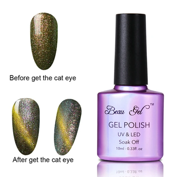 Beau гель для глаз хамелеона кота серии гель лак для ногтей Магнитный замочить от УФ светодиодный гель лак Vernis полуперманентный дизайн ногтей Lacuqer - Цвет: 3311
