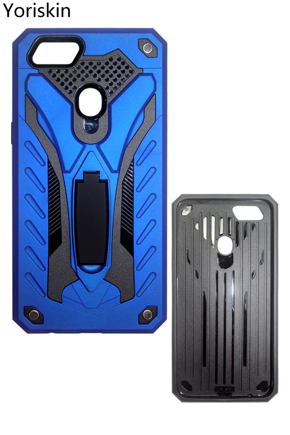 360 Protective Dual Layer Cover For Oppo F7 Soft TPU+PC Hard Back Phone Case Slim Armor Stand Shockproof | Мобильные телефоны и