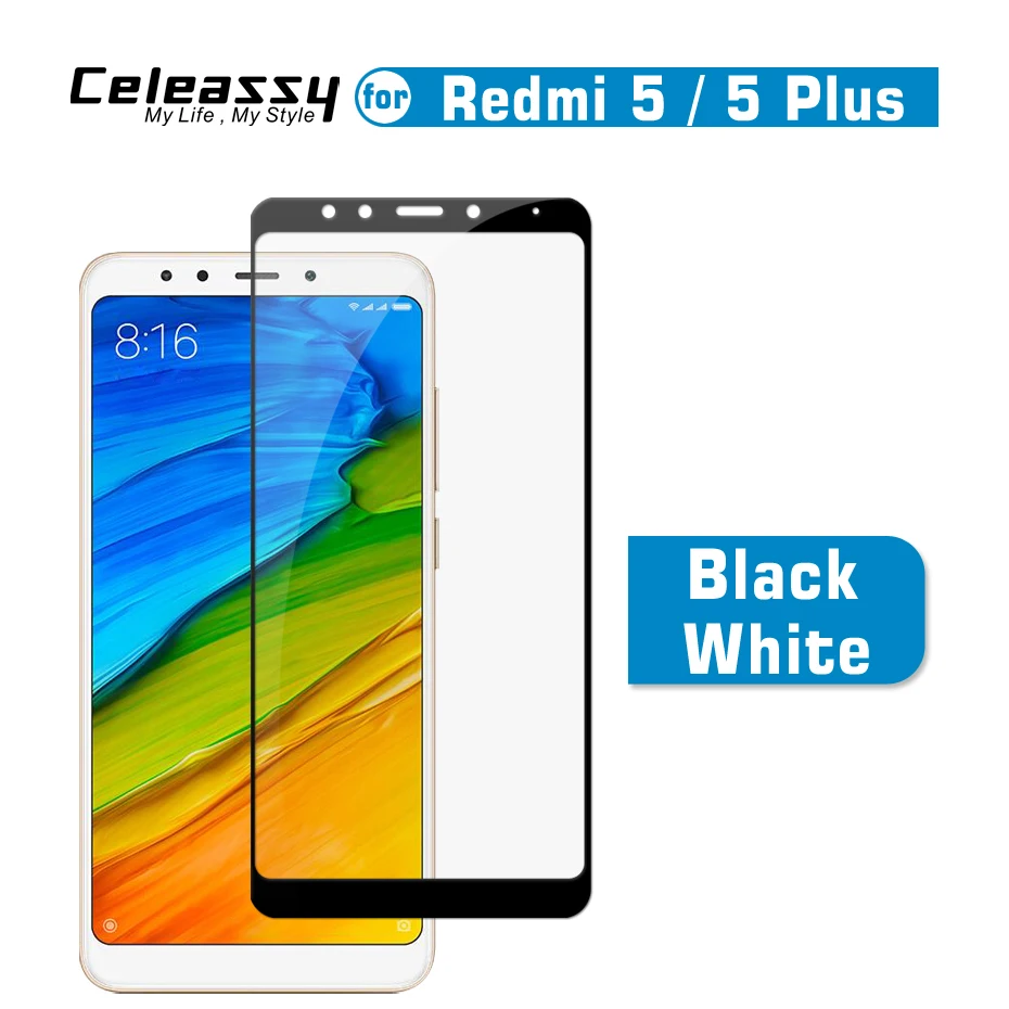 Защитное закаленное стекло 2 5D 9H для Xiaomi Redmi 5 Plus|Защитные стёкла и плёнки| |