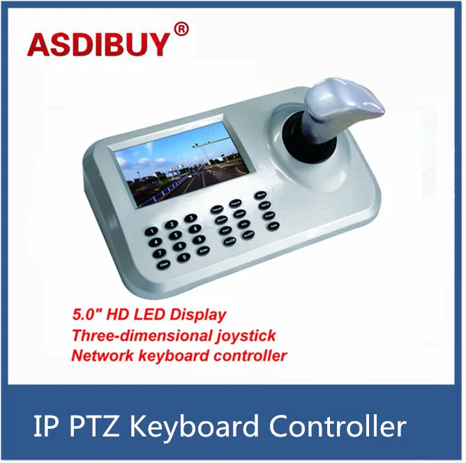 5inch LCD ONVIF IP PTZ Keyboard control IP High Speed Dome