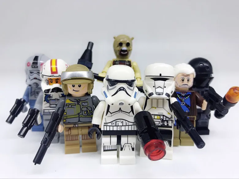 480 шт. C001-008, штурмовик, Императорский наземный Crew Lor San Tekka Trooper, Коллекция строительных блоков, Детские Подарочные игрушки
