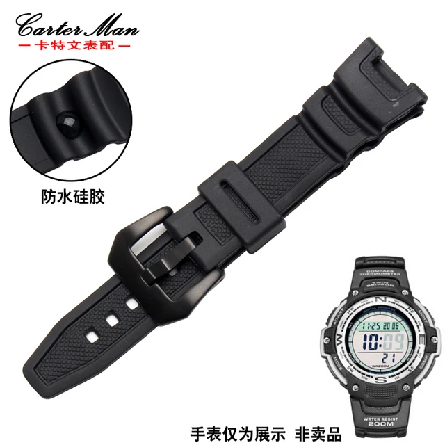 Vendita Calda Per Casio Sgw-100 Con Cinghie Impermeabile Cinturino In Gomma Con Vendita Calda Per Casio Sgw-100 Con Cinghie Impermeabile Cinturino In Gomma Con