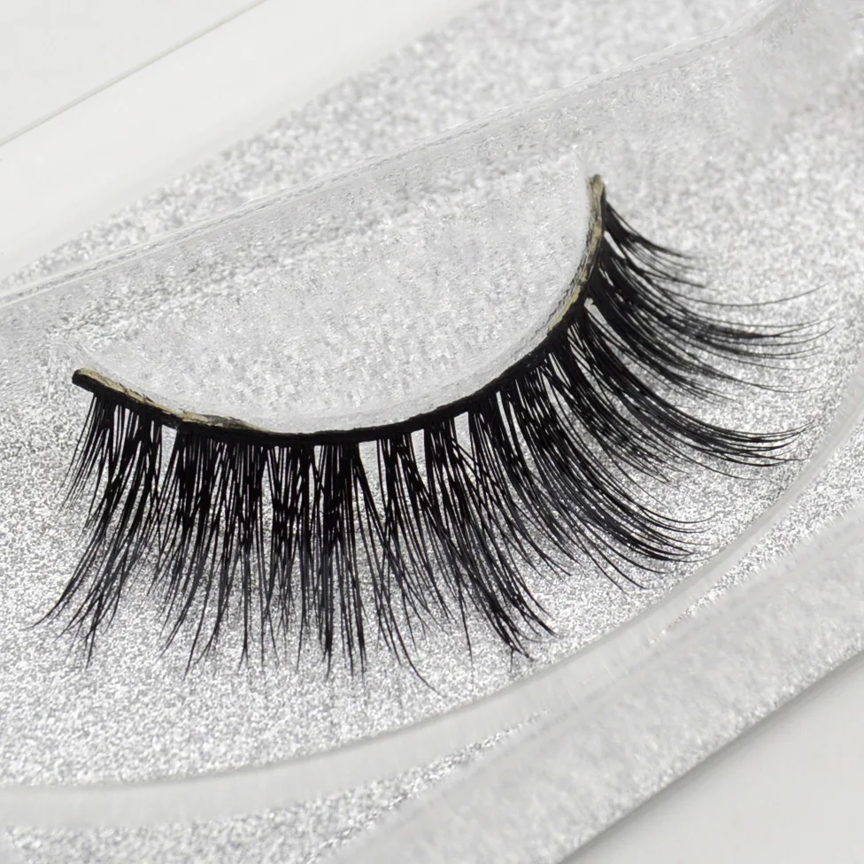 

visofree 3D Real Mink Fasle Lashes Long Soft 100% Handmade Thick Charming Fake Eyelashes For Makeup 1 Pair A17