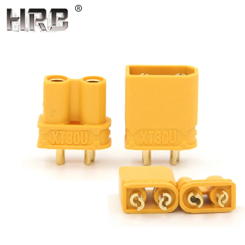 

2pcs Amass XT30 XT30U Female Male Connectors XT-30 Plug For RC Lipo Battery Controller Parts Copper Plated Banana PA Accessories