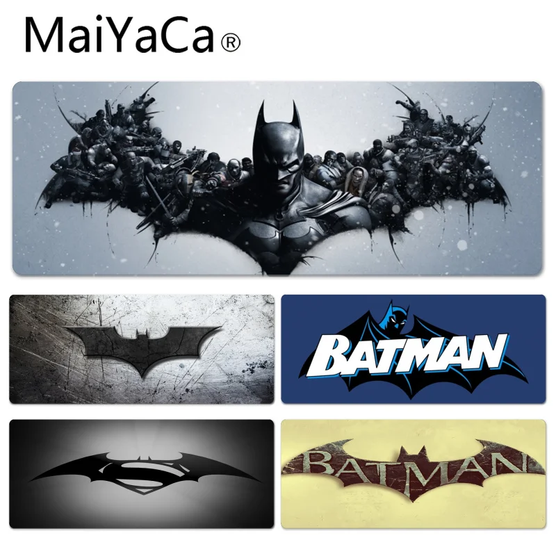 

MaiYaCa Custom Skin Batman Comcis Large Mouse pad PC Computer mat Size for 30x80cm 30x90cm Rubber Mousemats