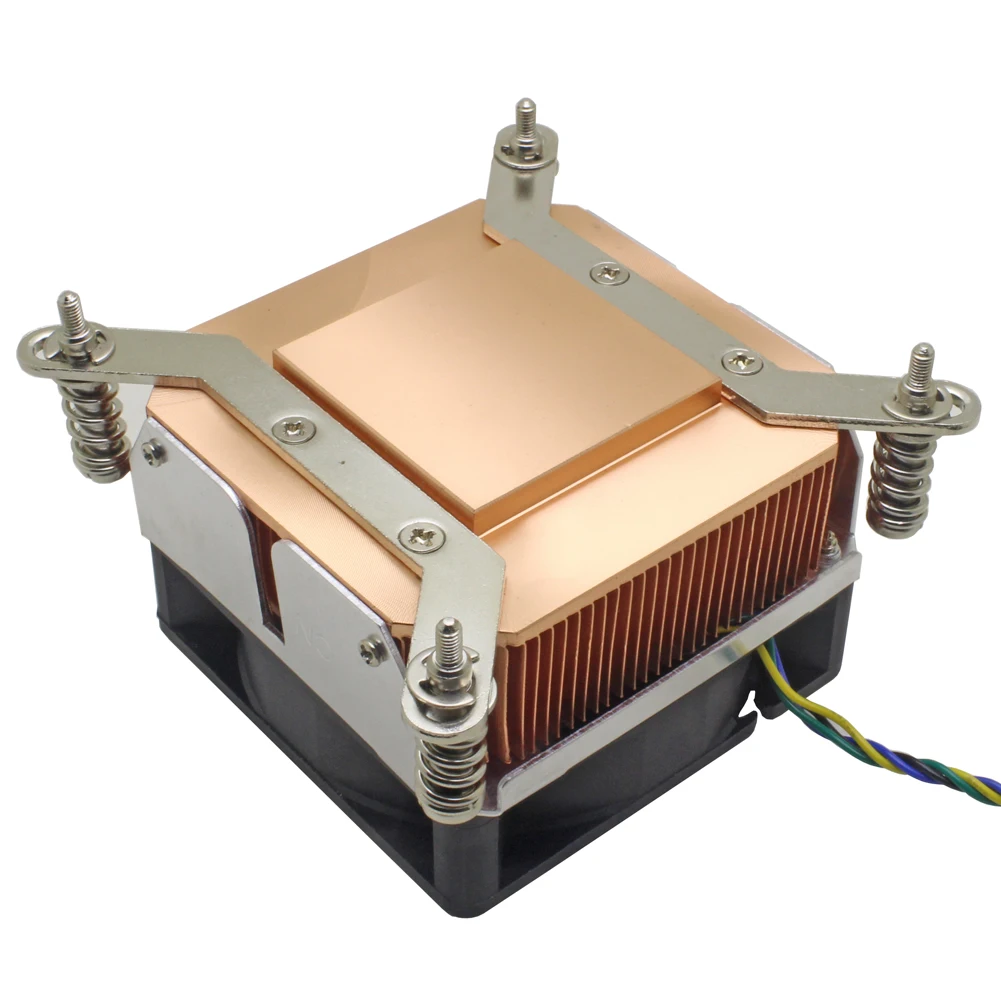 Cooler Cooler para Cpu Servidor 2u Dissipador de Calor para Intel Xeon Lga 1155 1156 1150 1151 Estação de Trabalho Industrial Resfriamento para Computador Ventiladores e resfriadores - Imagem 4