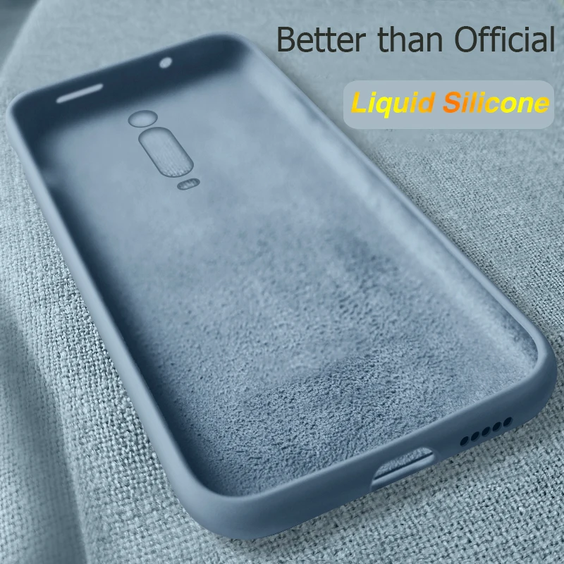 X-level жидкий силиконовый чехол для Xiaomi Redmi K20 мягкий ударопрочный задней панели