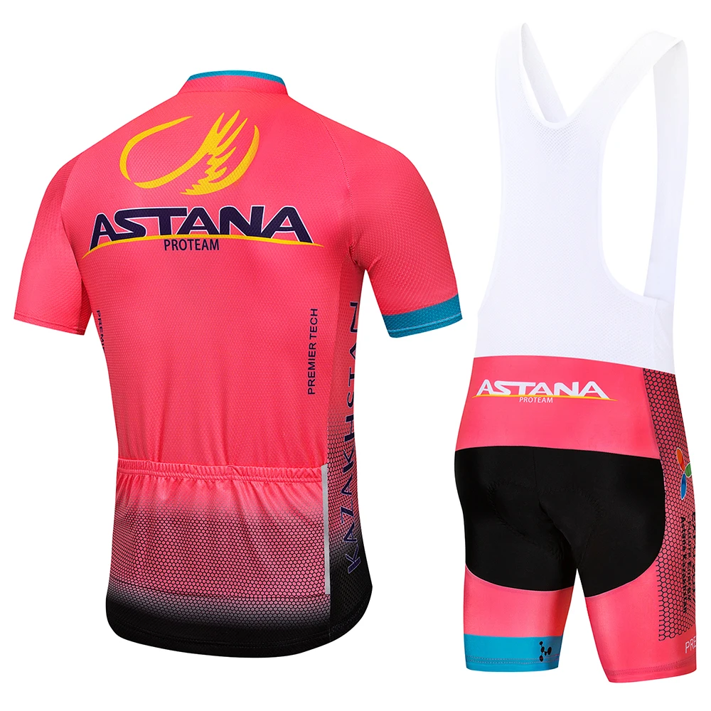 2018 Team Astana Cycling JERSEY Bike Shorts set Quick Dry Ropa Ciclismo Mens Breathable Bicycle clothing summer pro Cycling wear 2018 Team Astana Cycling JERSEY Bike Shorts set Quick Dry Ropa Ciclismo Mens Breathable Bicycle clothing summer pro Cycling wear