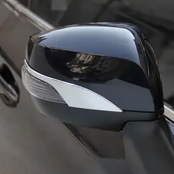 Стайлинга автомобилей заднего вида крыло зеркало накладка литья ABS CHROME Наклейки для SUBARU OUTBACK FORESTER XV 2014 2015 2016 2017