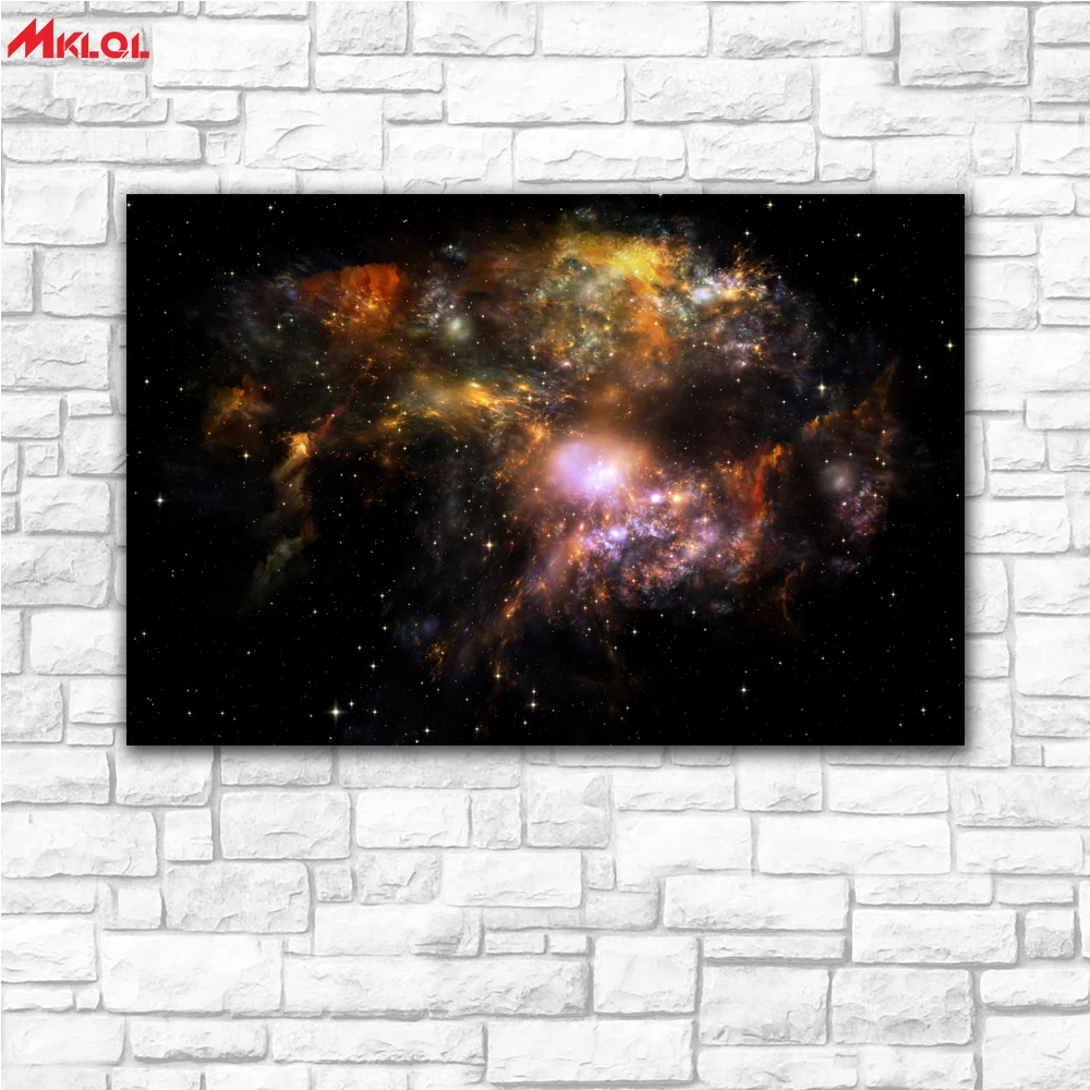 Large Wall Art,universe stars,Restaurant study Bedroom Decor Wall oil