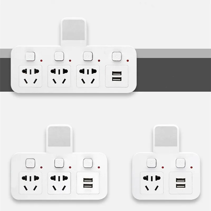 Домашняя беспроводная многофункциональная розетка с пятью отверстиями с usb-адаптером для розетки 10 А 240 В штепсельные розетки