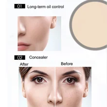 Makeup Pressed Powder Moisturizing Waterproof Oil Control Concealer Face Contour Palette 666