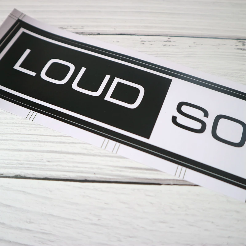 CK2724#23*5см наклейки на авто LOUD SOUND водонепроницаемые наклейки на машину наклейка для авто автонаклейка стикер этикеты винила наклейки стайлинга автомобилей