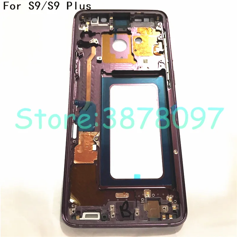 Оригинал для Samsung Galaxy S9/S9 Plus S9 + G960 G960F G965 G965F металлический корпус средняя рамка